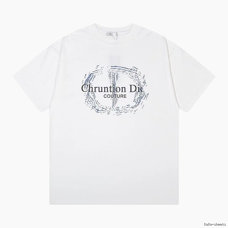 Dior Couture Trendy Style White Short-sleeve T-shirt