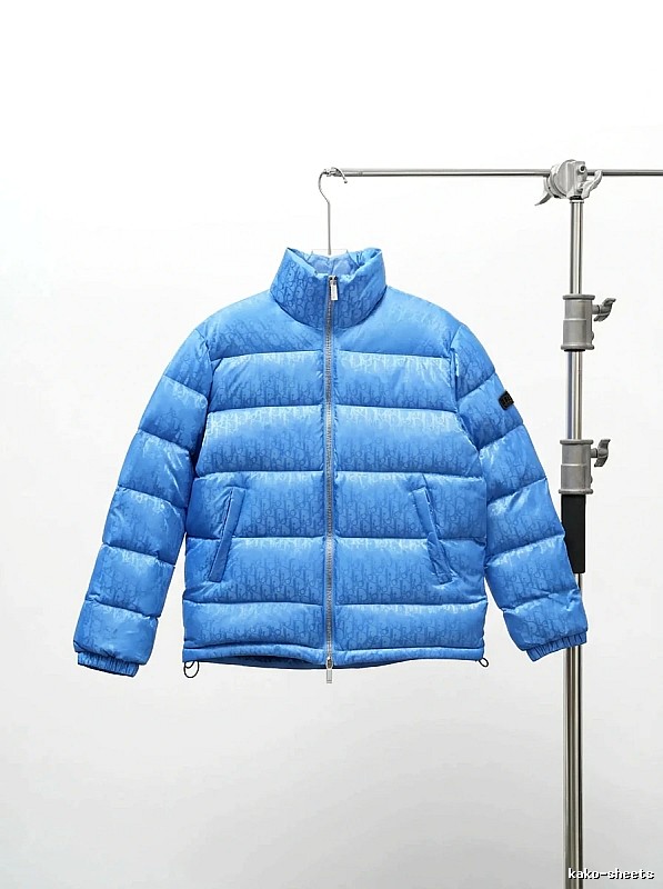 Dior down jacket fashion style blue
