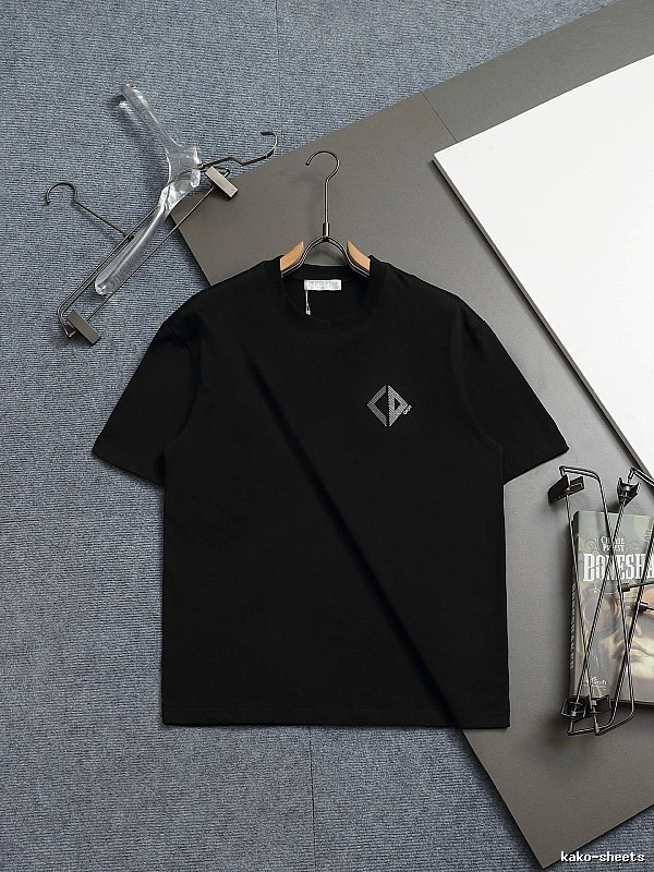 Dior Minimalist Diamond Check Printed Black T-Shirt