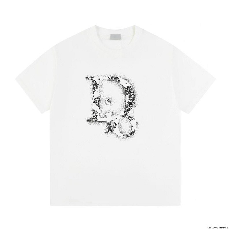 Dior Minimalist Monogram White Short-sleeved T-shirt