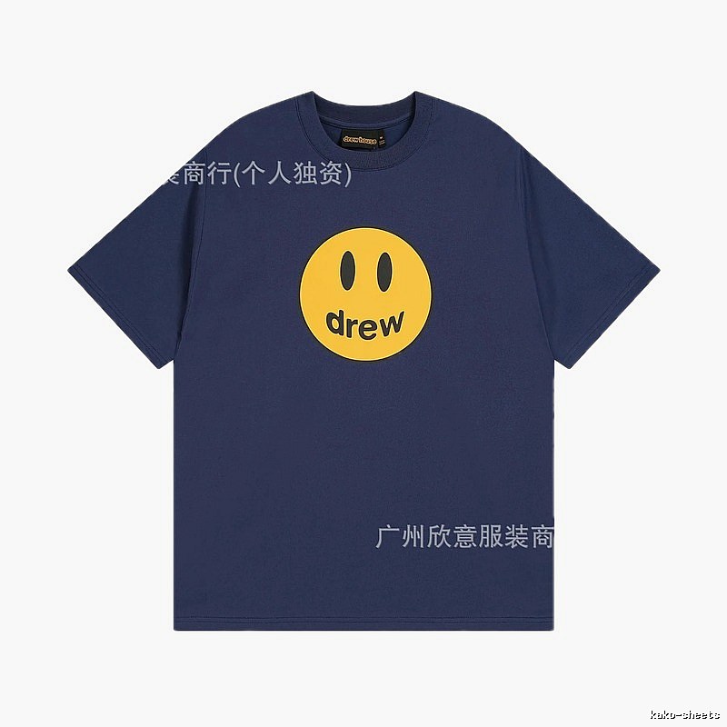 DREWHOUSE Smiley Street Style Navy Blue T-shirt