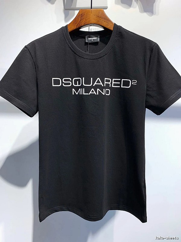 DSQUARED2 Milan Minimalist Style Black T-Shirt