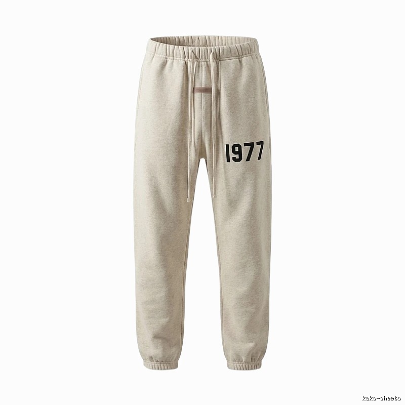 ESSENTIALS 1977 Minimalist Style Light Gray Pants