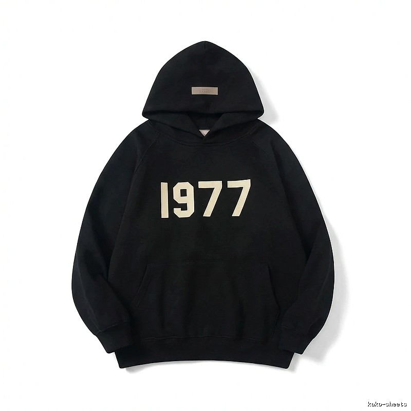 ESSENTIALS 1977 Series Black Sweatshirt