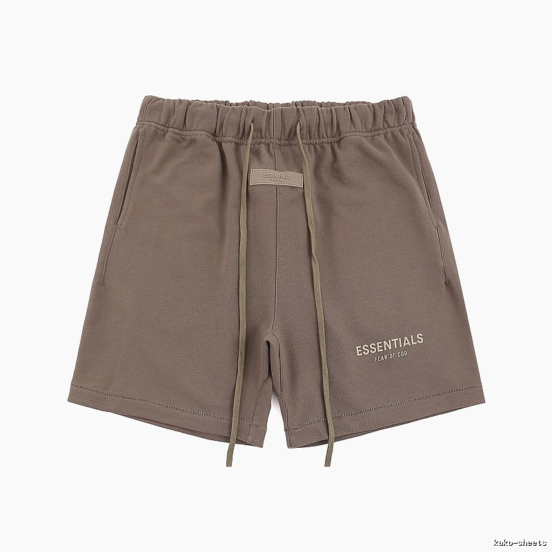 ESSENTIALS Basic Khaki Shorts