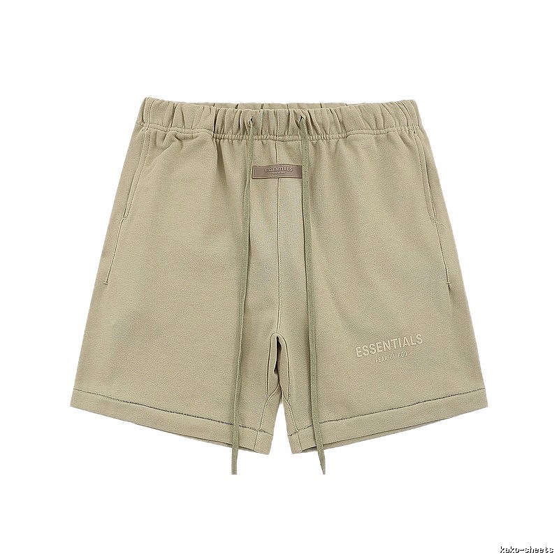 ESSENTIALS Basic Khaki Shorts