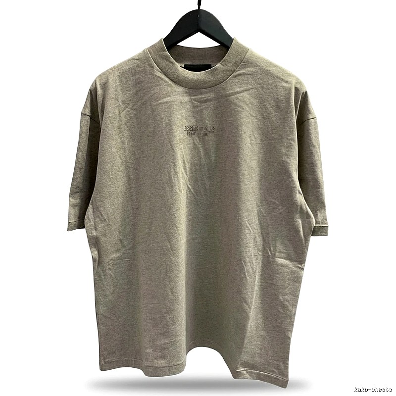 ESSENTIALS Basic Light Gray T-shirt