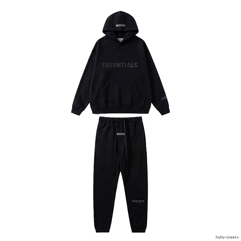 ESSENTIALS casual style black suit