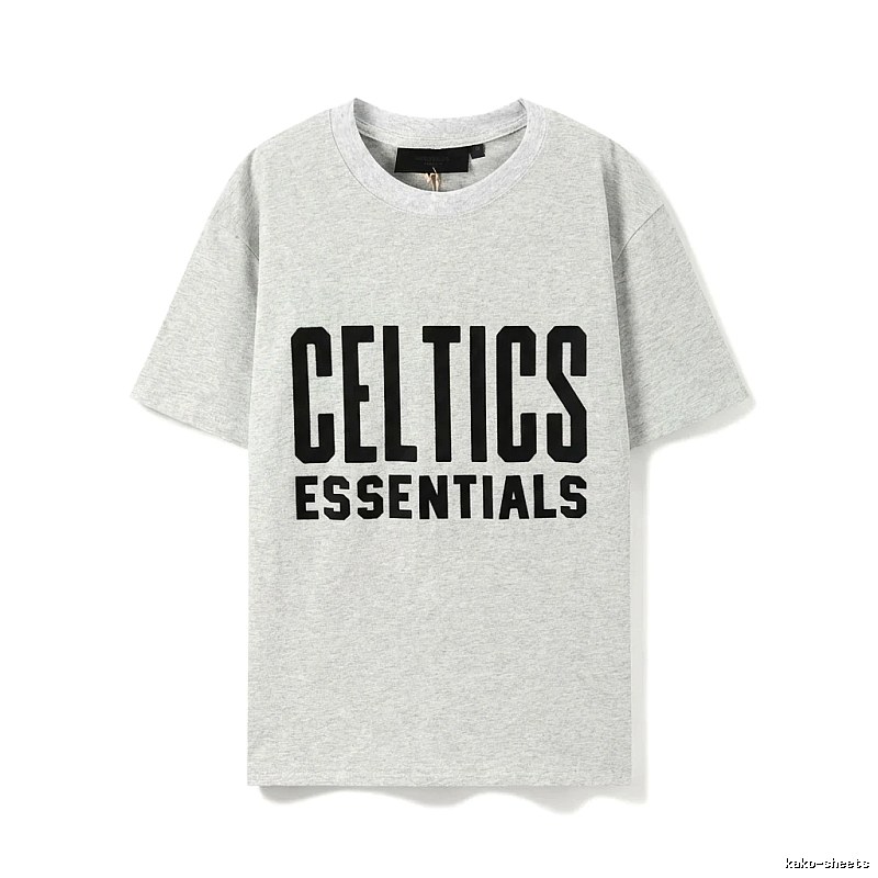 ESSENTIALS Gray and Black T-shirt of the Trendy Brand