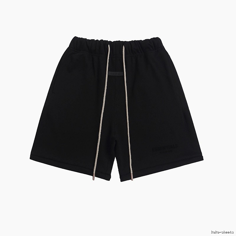 ESSENTIALS minimalist style black shorts