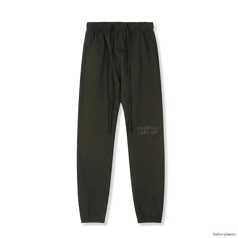 ESSENTIALS minimalist style dark gray sweatpants