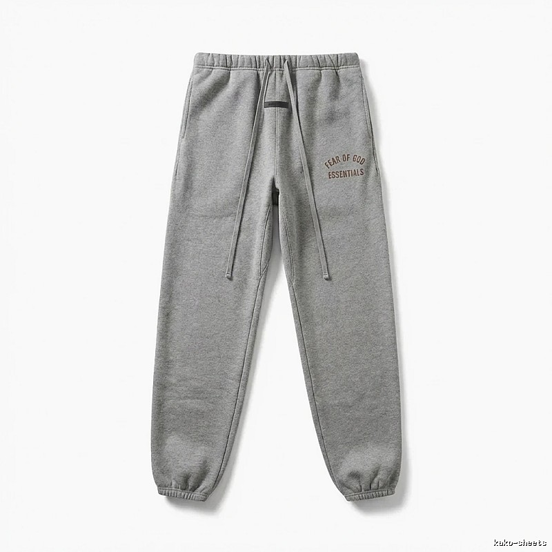 ESSENTIALS minimalist style grey sweatpants