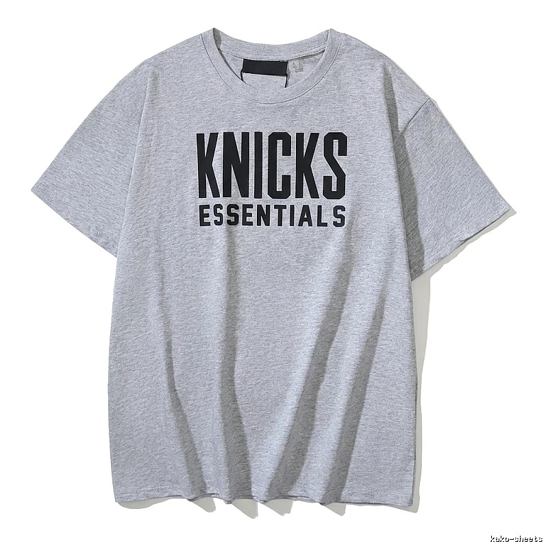 ESSENTIALS minimalist style grey T-shirt