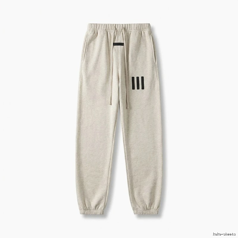 ESSENTIALS minimalist style light gray sweatpants