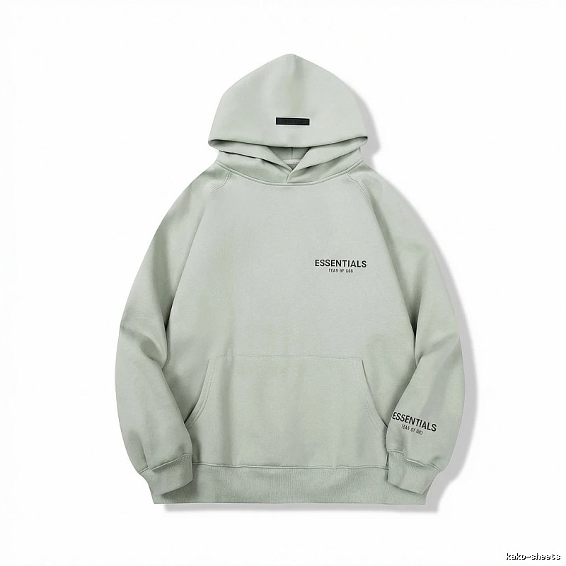 ESSENTIALS minimalist style light gray sweatshirt