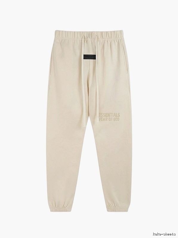 ESSENTIALS minimalist style off-white sweatpants