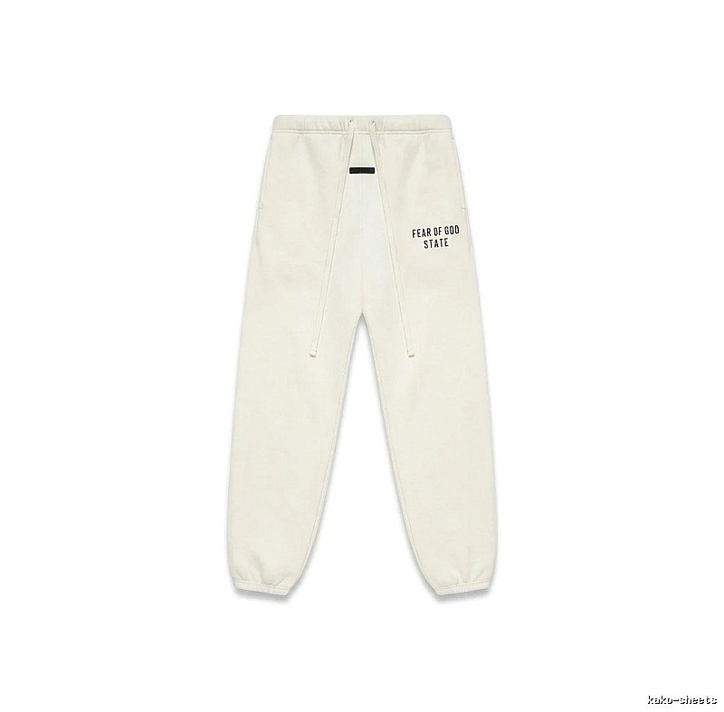 ESSENTIALS minimalist style white sweatpants