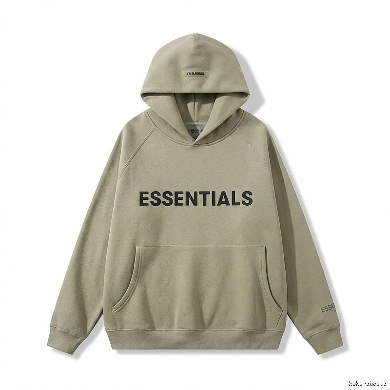 ESSENTIALS Simple Style Grey Hoodie