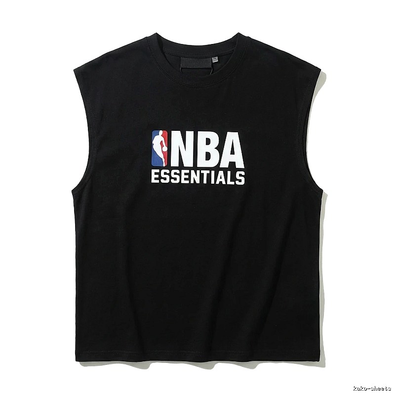 ESSENTIALS Sports Style Black Vest