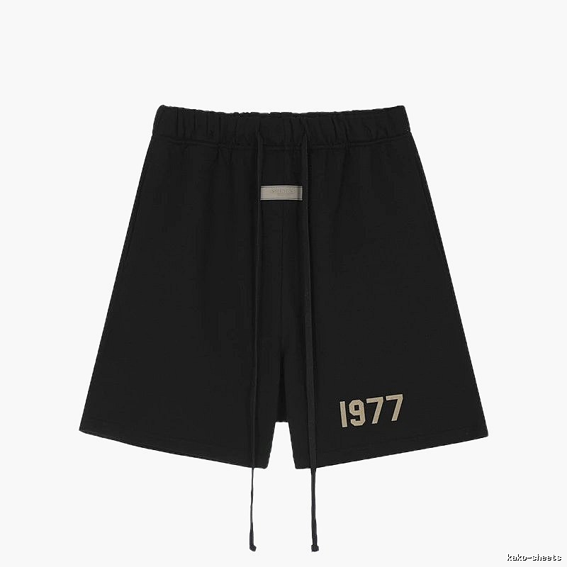 ESSENTIALS Sporty Black Shorts