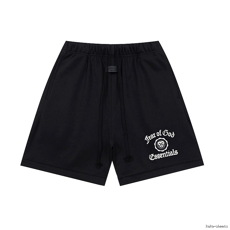 ESSENTIALS trendy brand black shorts
