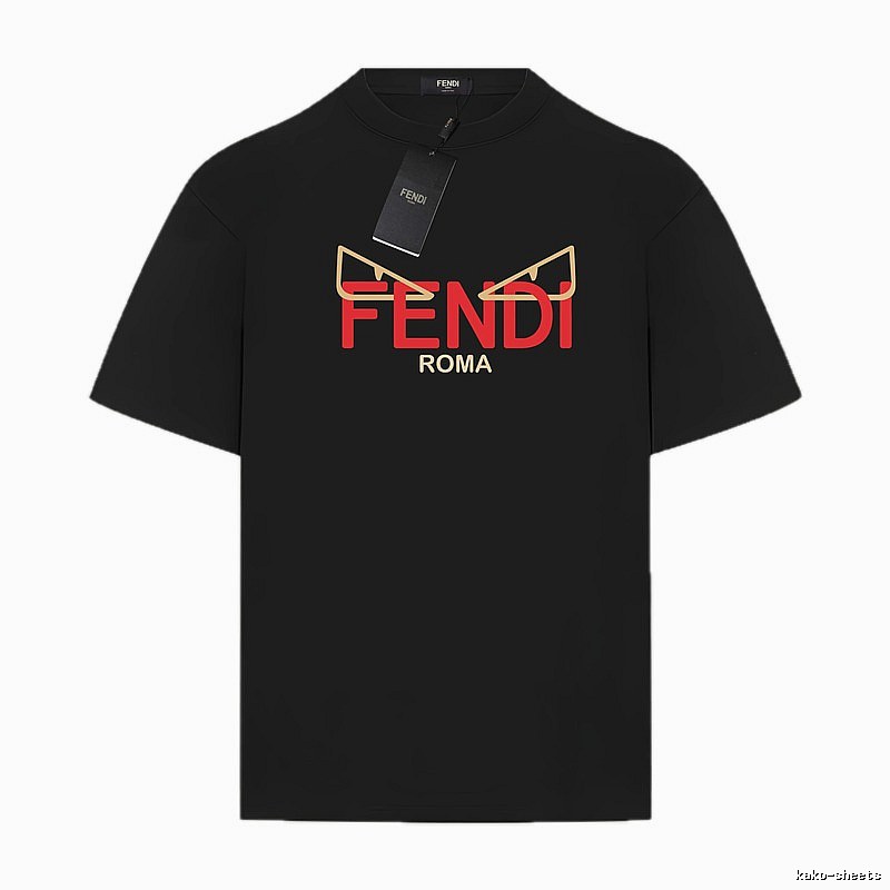 Fendi Devil Style Black T-shirt