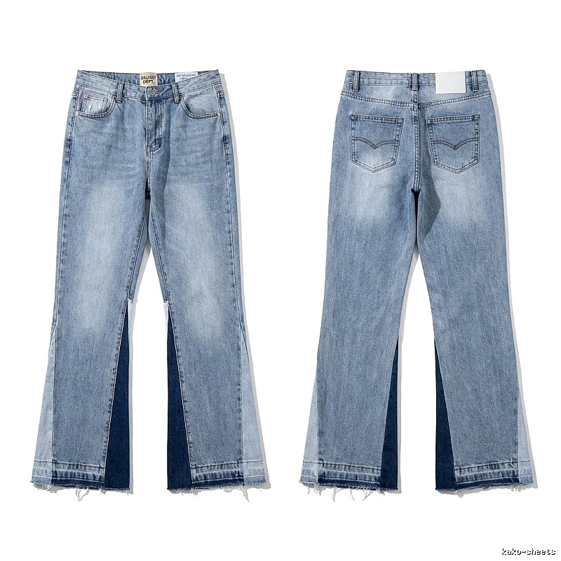 Gallery Dept. distressed light blue jeans