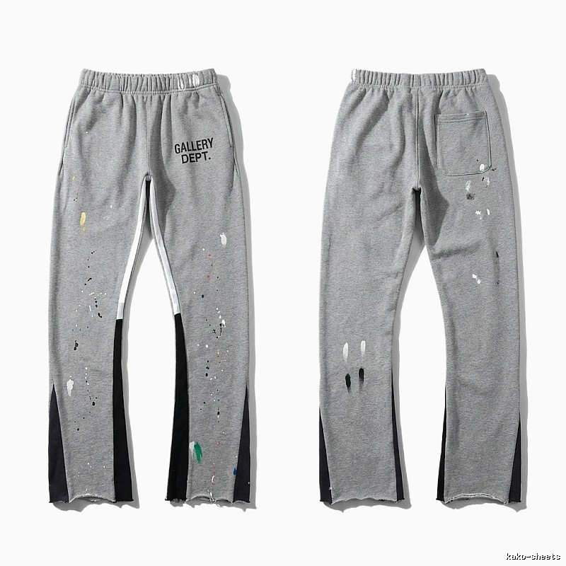 Gallery Dept. Graffiti Street Style Grey Pants