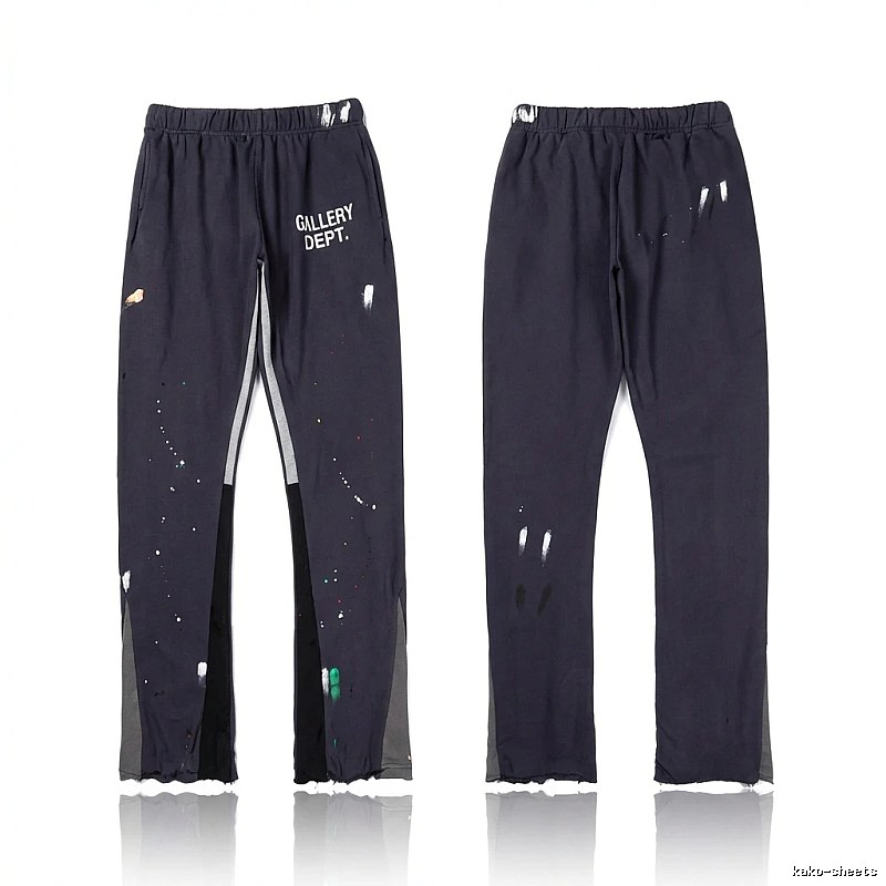 Gallery Dept Graffiti Style Black Trousers