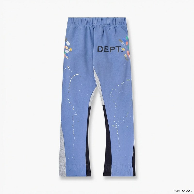 Gallery Dept Graffiti Style Blue Trousers