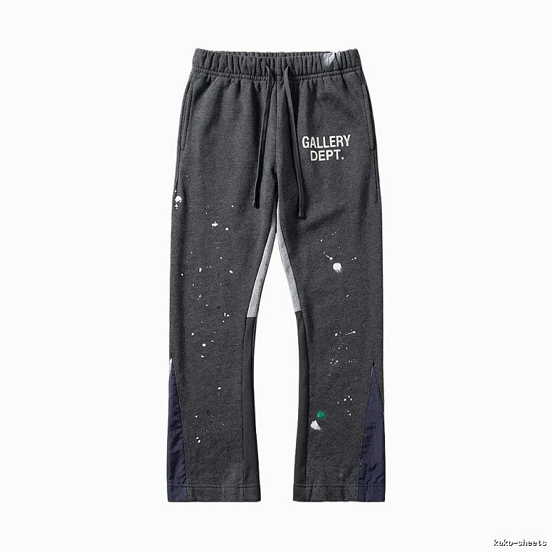 Gallery Dept Graffiti Style Grey-Purple Sweatpants
