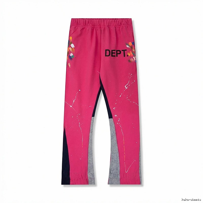 Gallery Dept Graffiti Style Pink Trousers