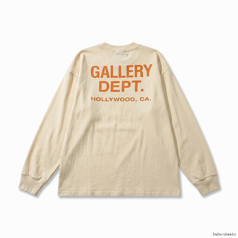 Gallery Dept retro-style beige long-sleeve