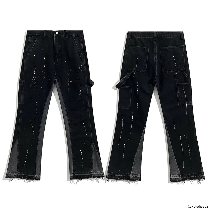 Gallery Dept Workwear Style Black Jeans