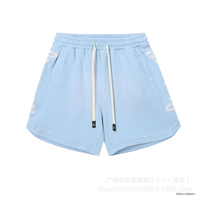 Godspeed Jacquard Street Style Light Blue Shorts