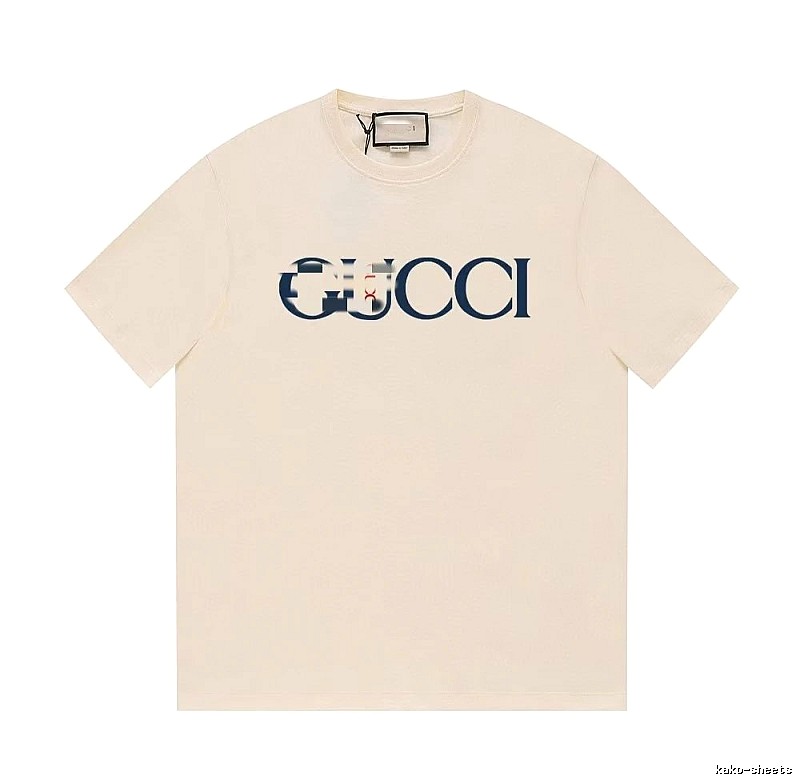 Gucci Classic Printed Casual Style Off-white Short Sleeve T-Shirt