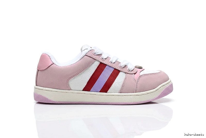 Gucci pink retro-style sports shoes