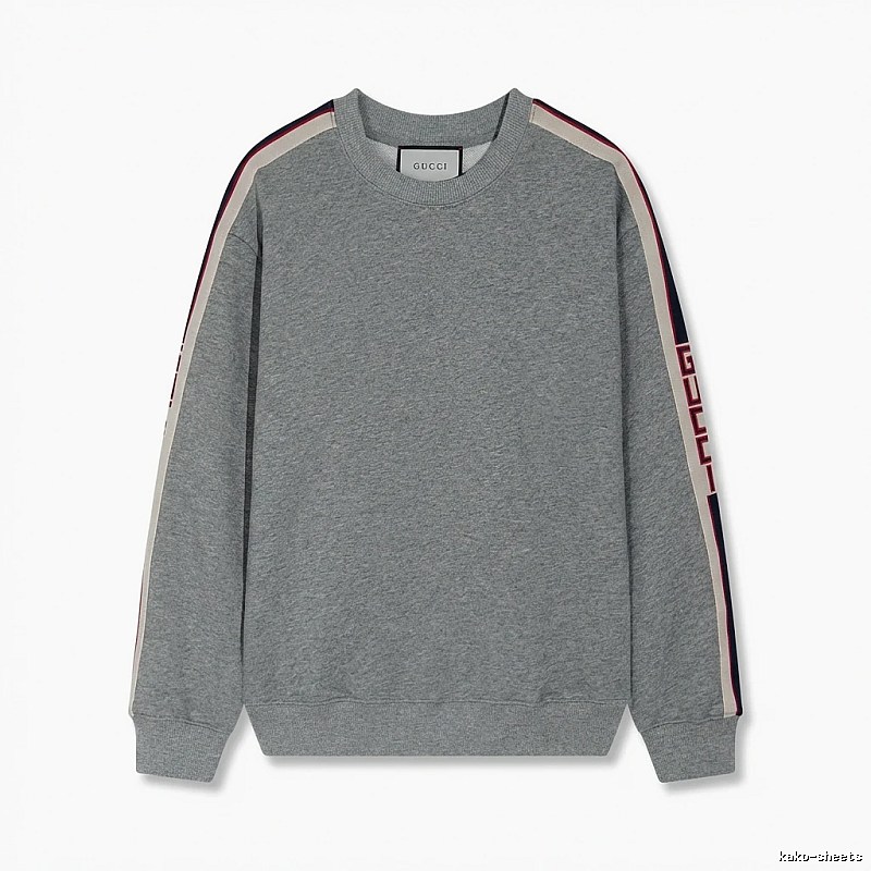 Gucci retro-style grey sweatshirt