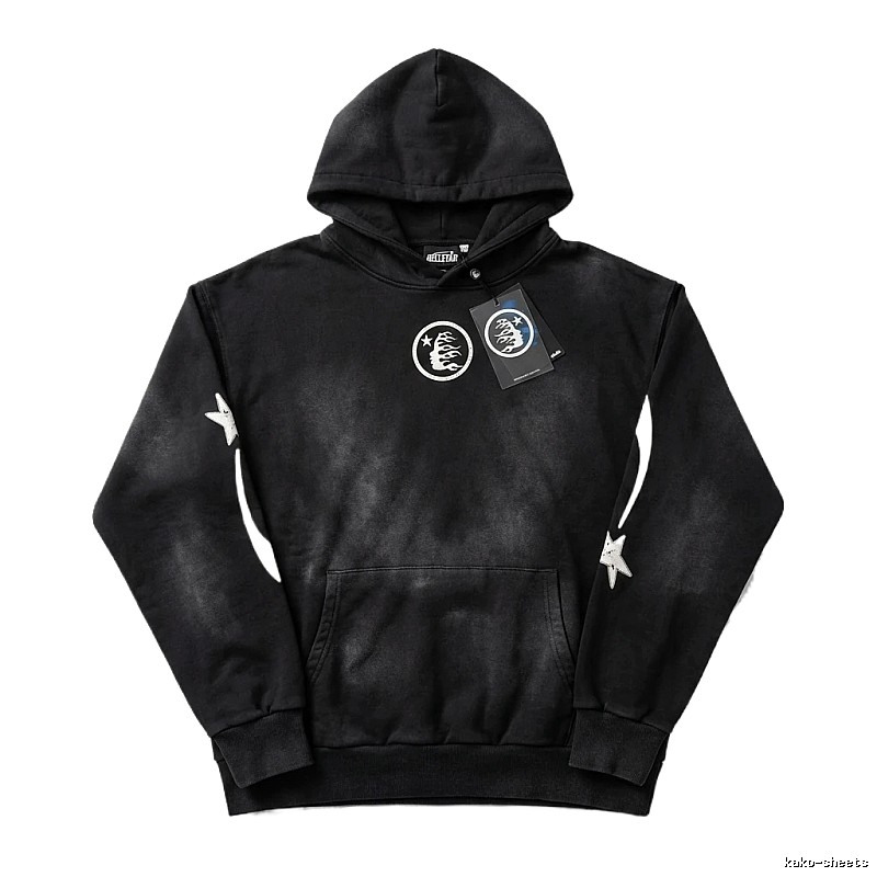 Hellstar dark style black hoodie