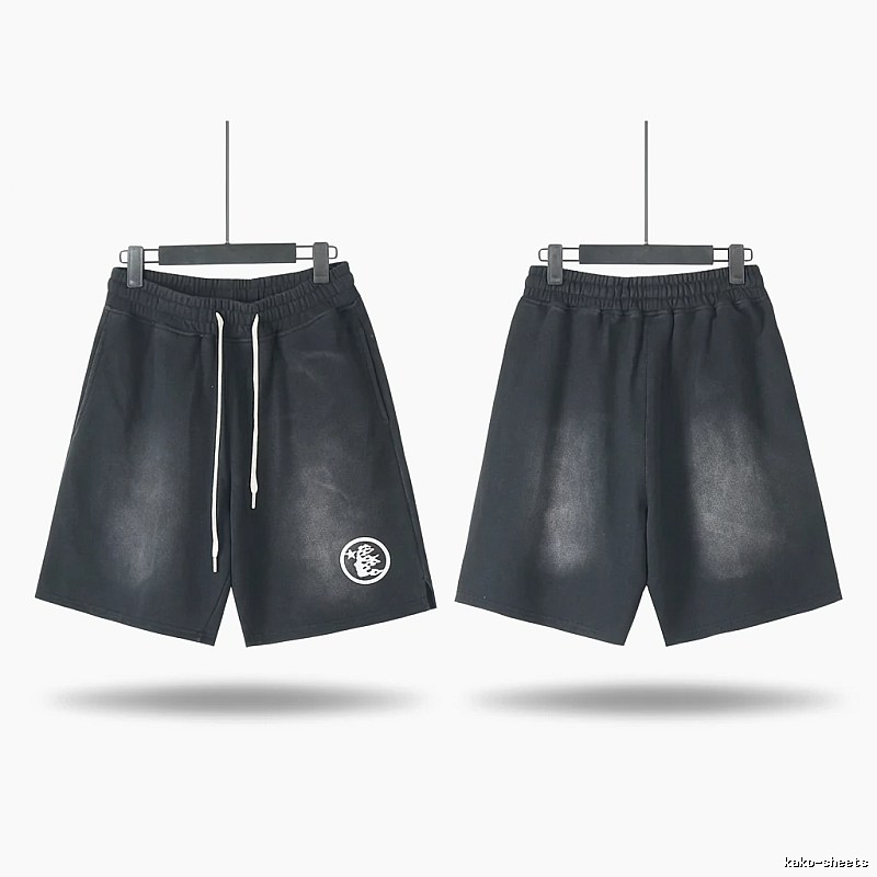 Hellstar dark style black shorts