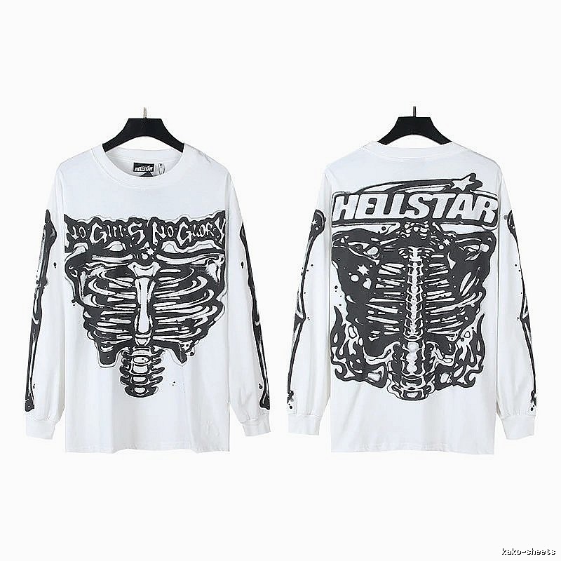 Hellstar Dark Style Skull White T-shirt