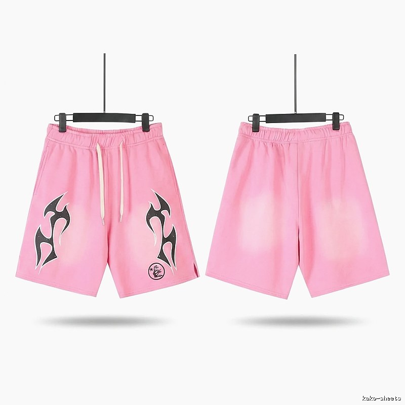 Hellstar Flame Wind Pink Shorts
