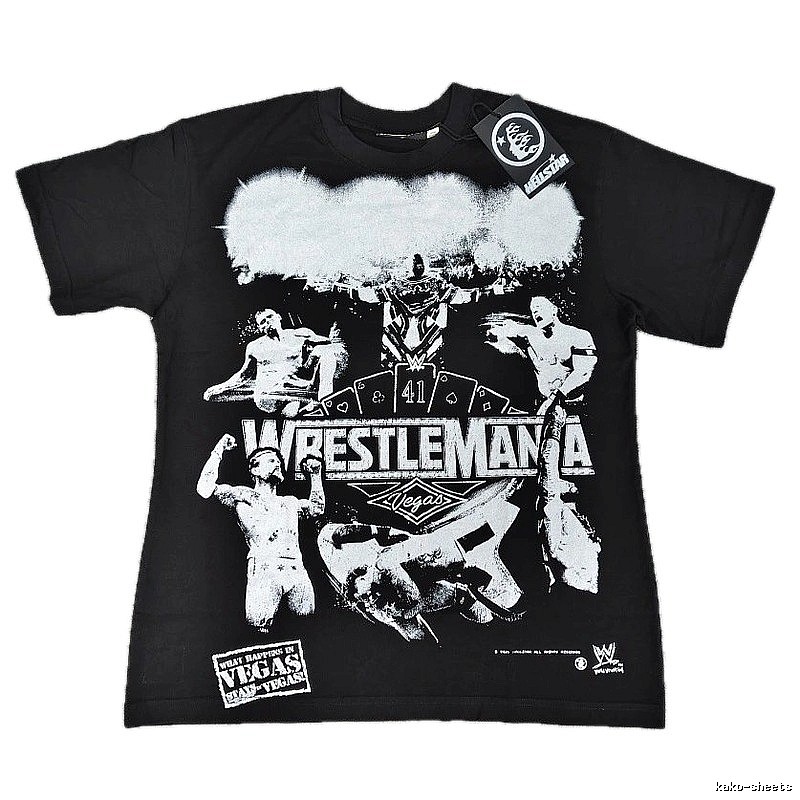 Hellstar WrestleMania Street Style Black T-Shirt
