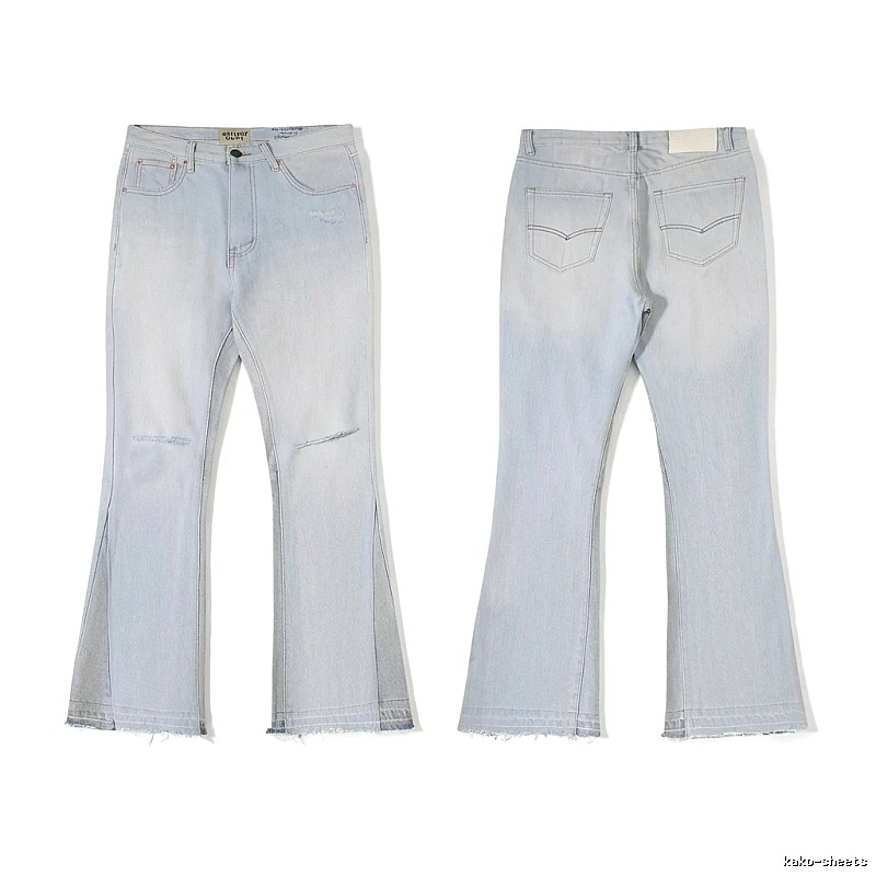 Hole-flared jeans from Gallery Dept.