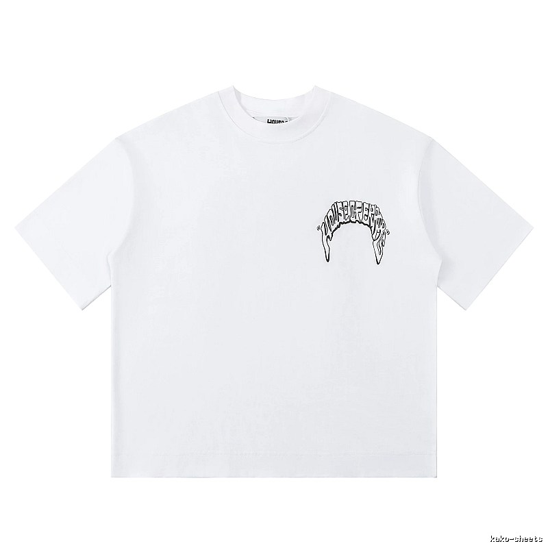 House of Errors Trendy White Short-sleeve Shirt