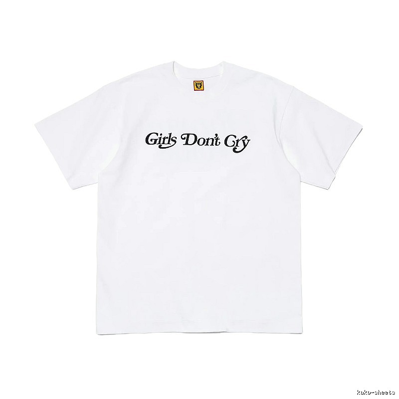HUMAN MADE Co-branded Japanese Streetwear White Printed T-Shirt