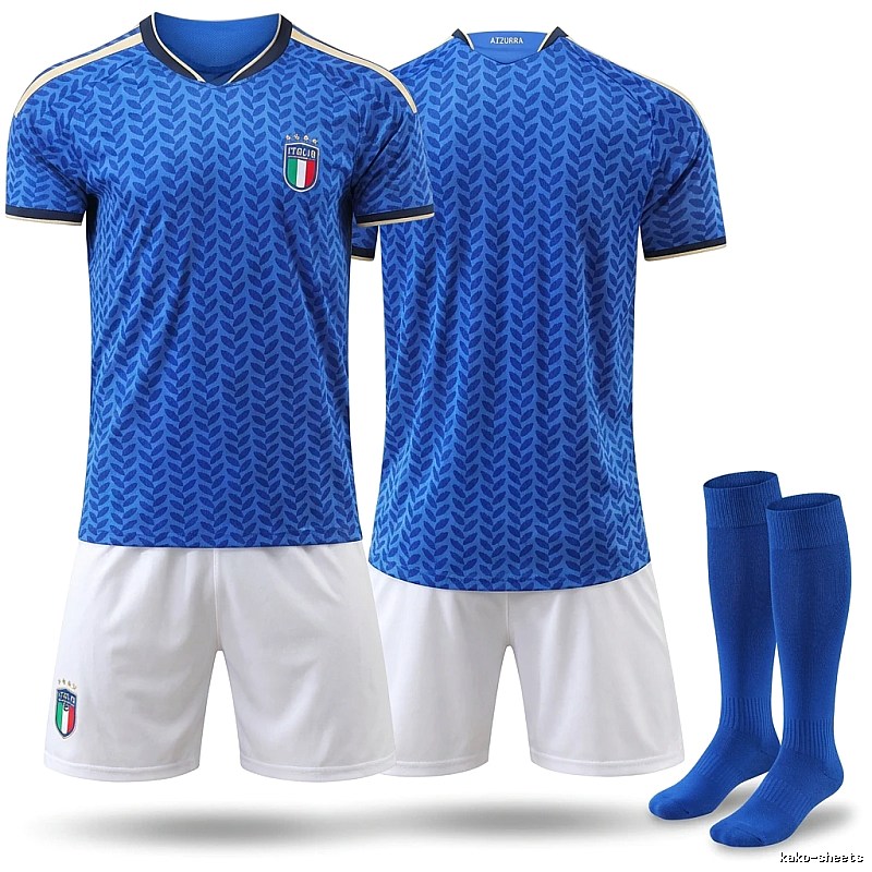 Italy's blue sportswear jersey