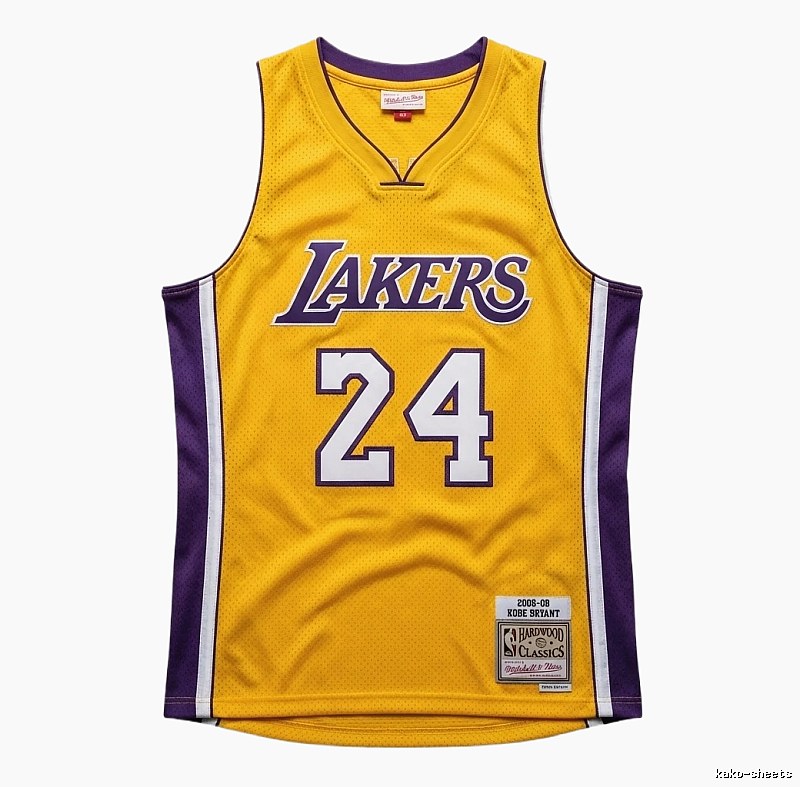 Kobe Kobe No. 24 yellow jersey