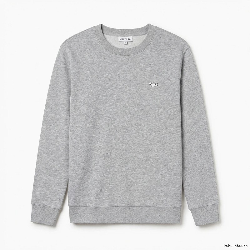 Lacoste basic simple grey sweatshirt