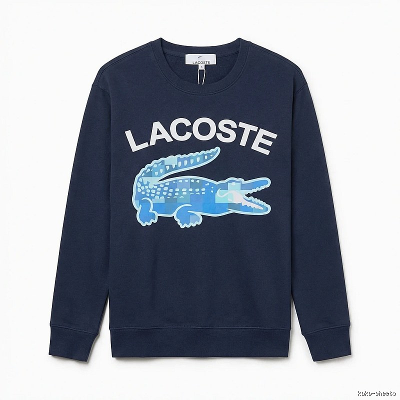 Lacoste Classic Style Fashion Navy Blue Sweatshirt